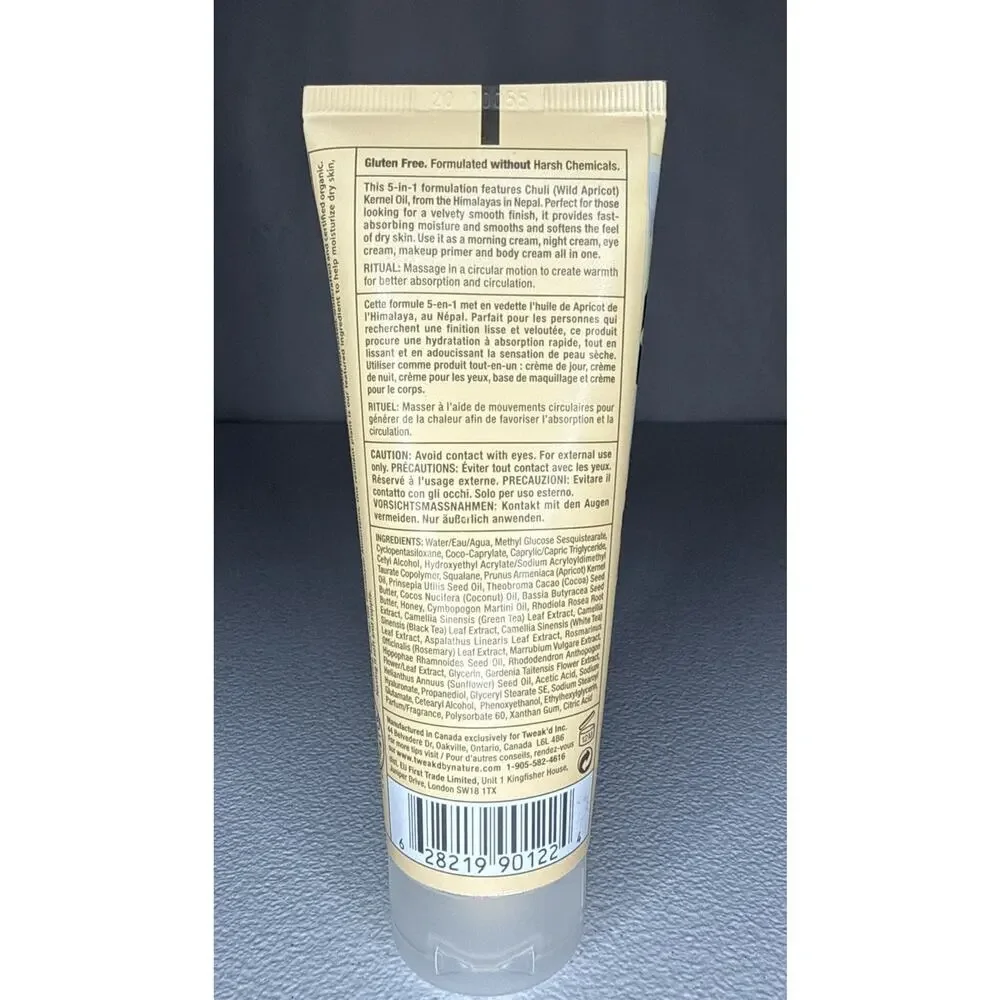 Tweak'd By Nature face and body cream ~ Wild Summer Apricot ~ 3 oz travel (m1.5